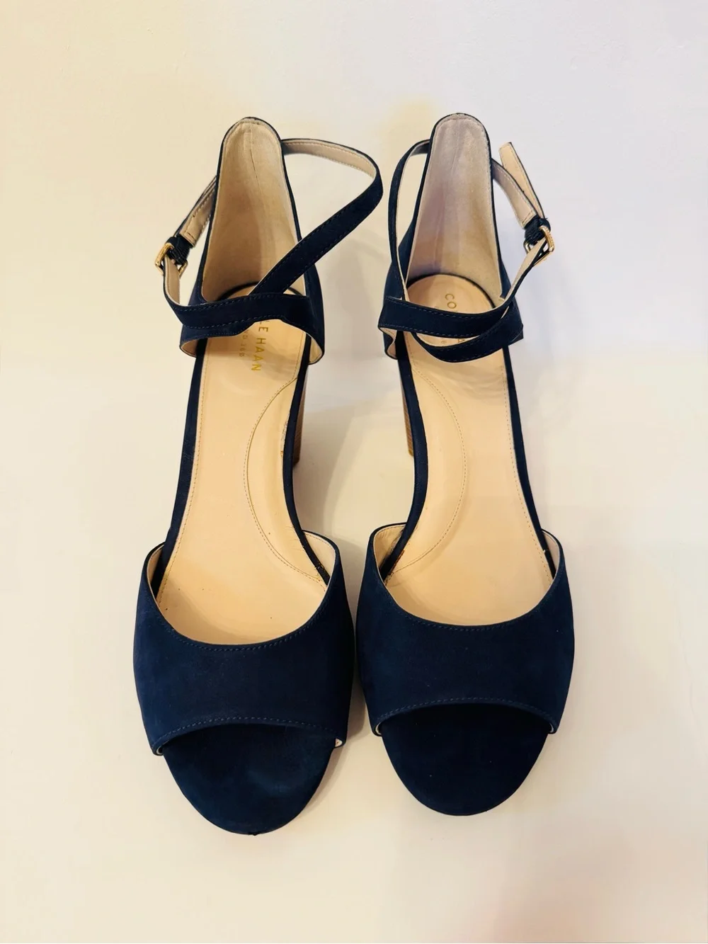 Cole Haan Sadie Women’s Wedge Sandals in Navy Blue